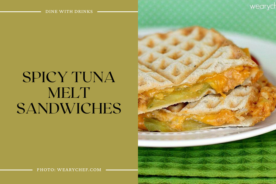 Spicy Tuna Melt Sandwiches