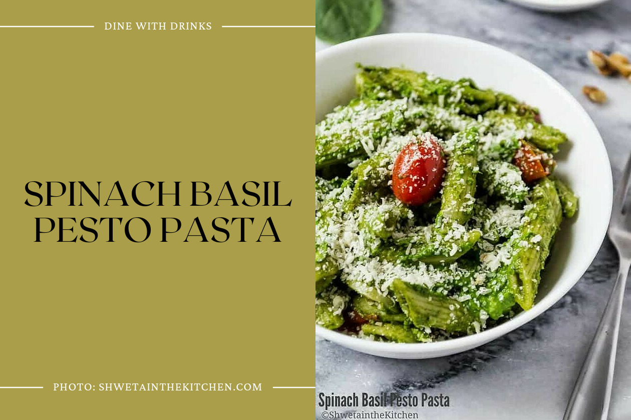 Spinach Basil Pesto Pasta