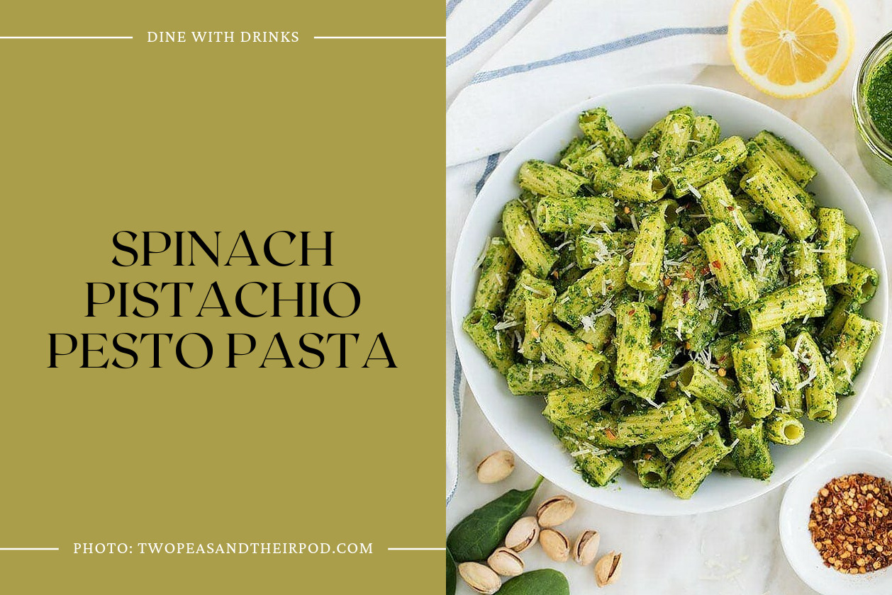 Spinach Pistachio Pesto Pasta