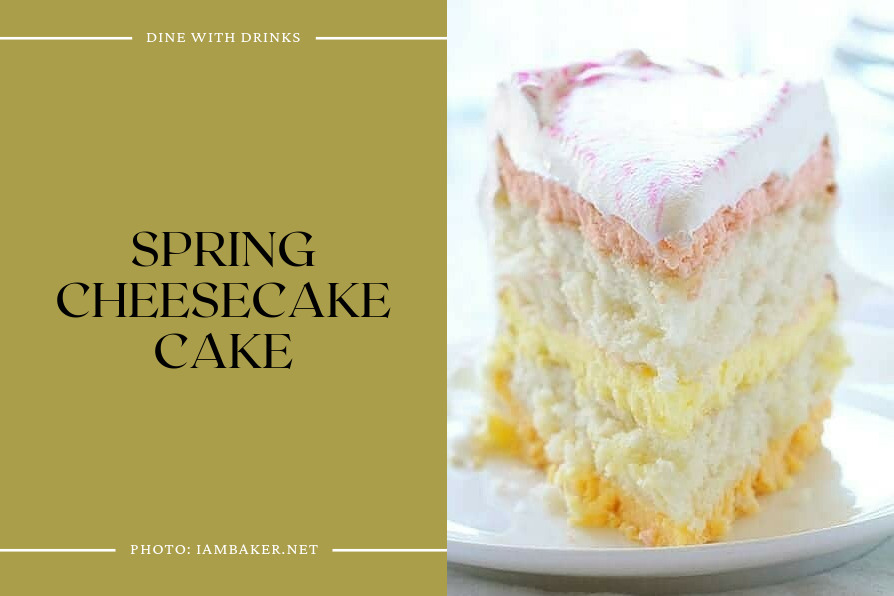 Spring Cheesecake Cake