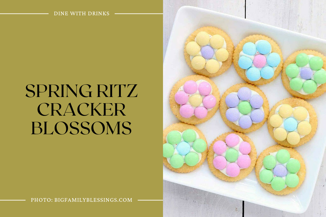 Spring Ritz Cracker Blossoms