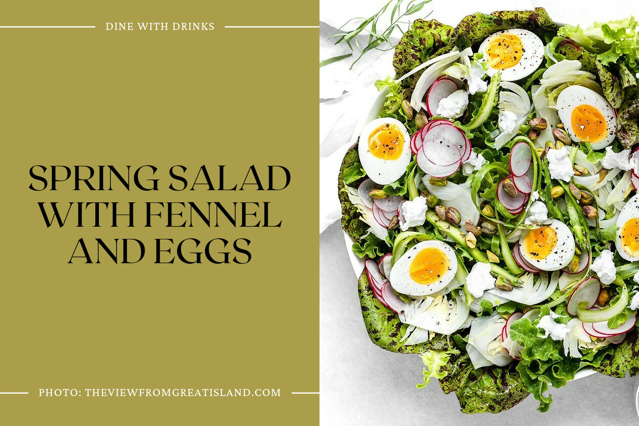 Spring Salad With Fennel And Eggs