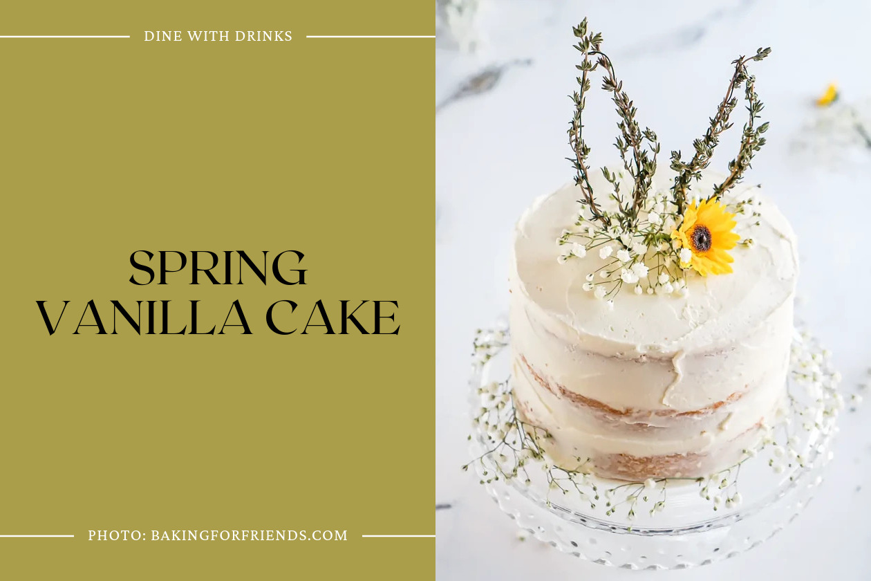 Spring Vanilla Cake