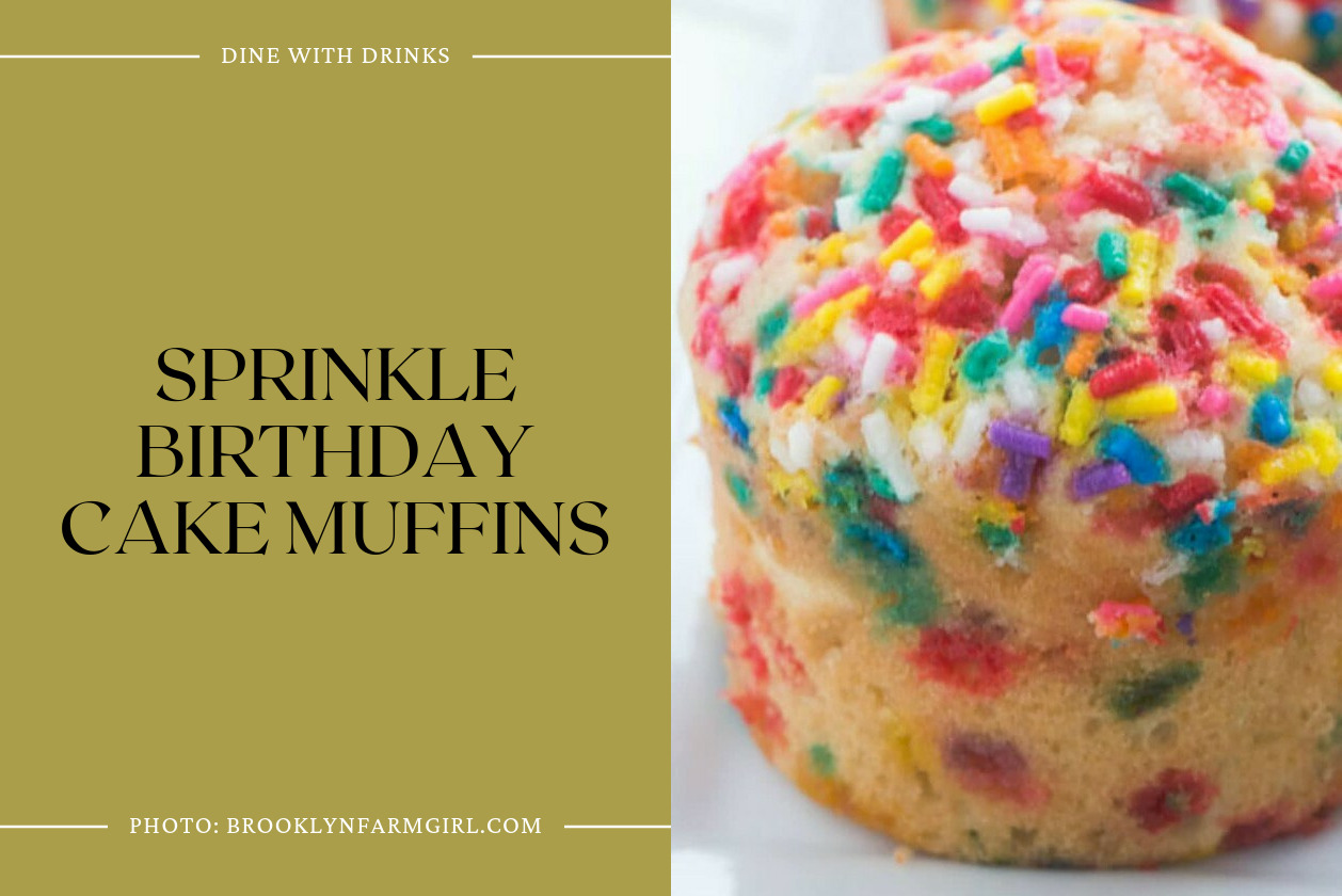 Sprinkle Birthday Cake Muffins