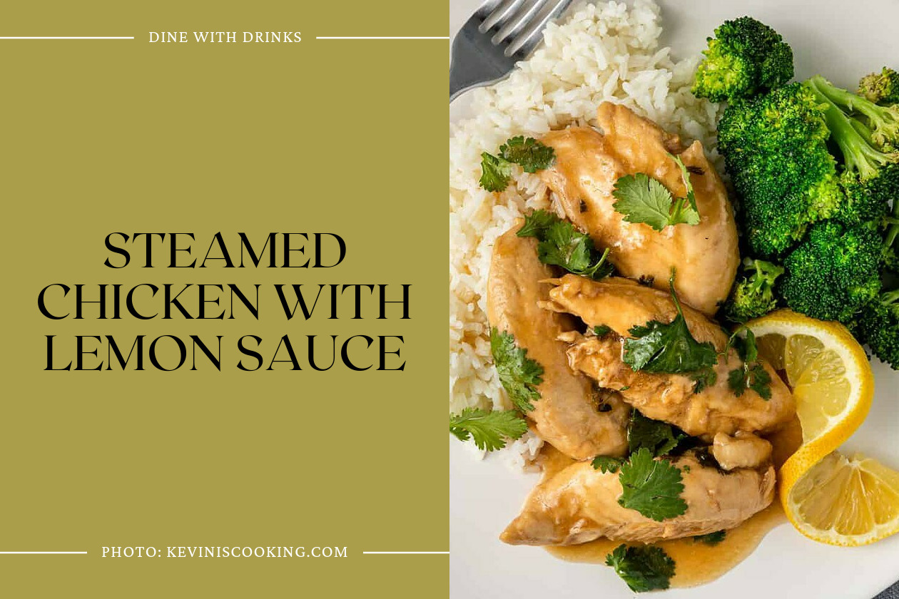 Steamed Chicken With Lemon Sauce