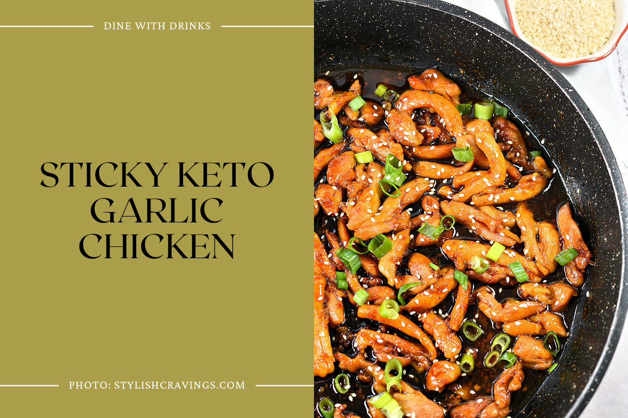Sticky Keto Garlic Chicken