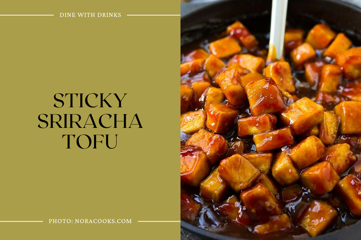 Sticky Sriracha Tofu