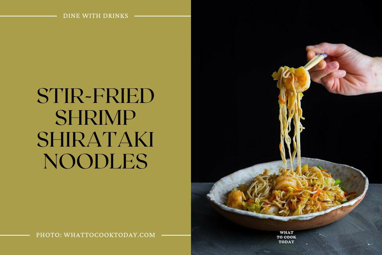Stir-Fried Shrimp Shirataki Noodles