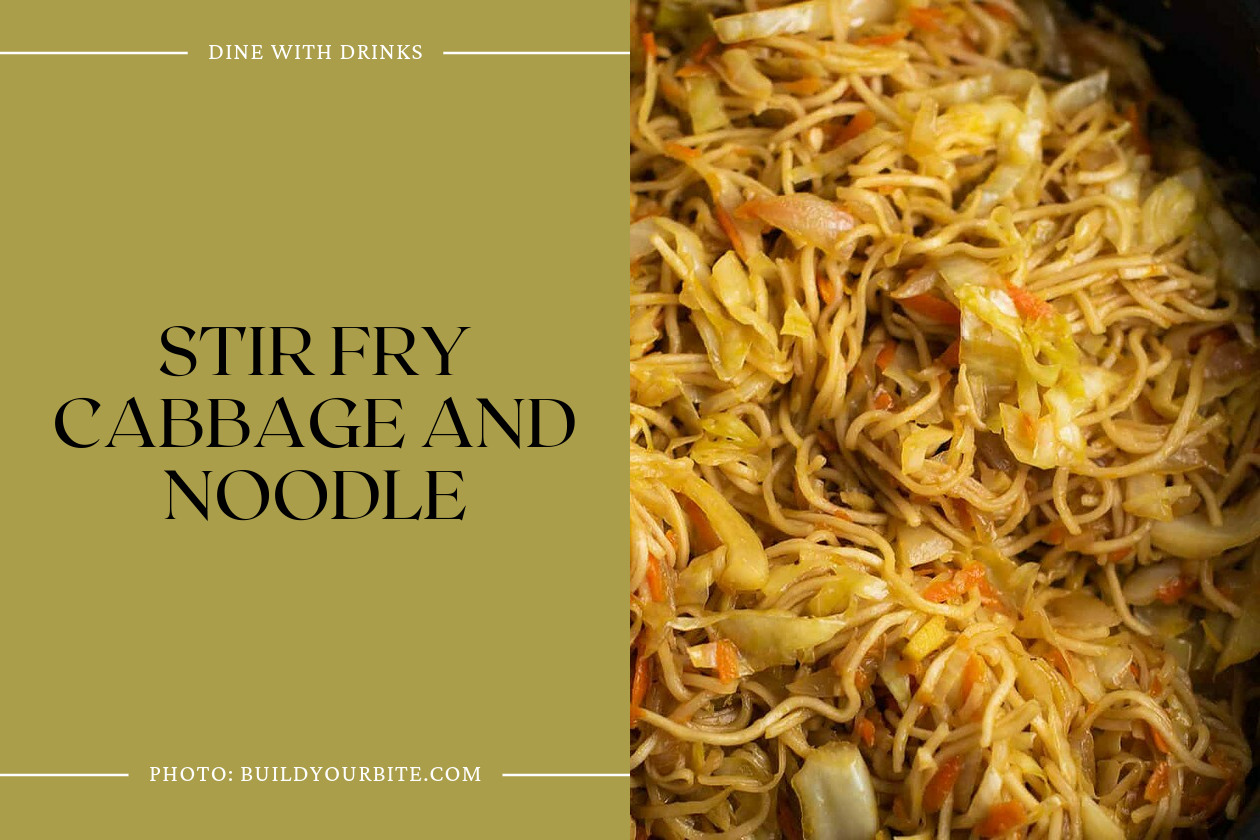 Stir Fry Cabbage And Noodle