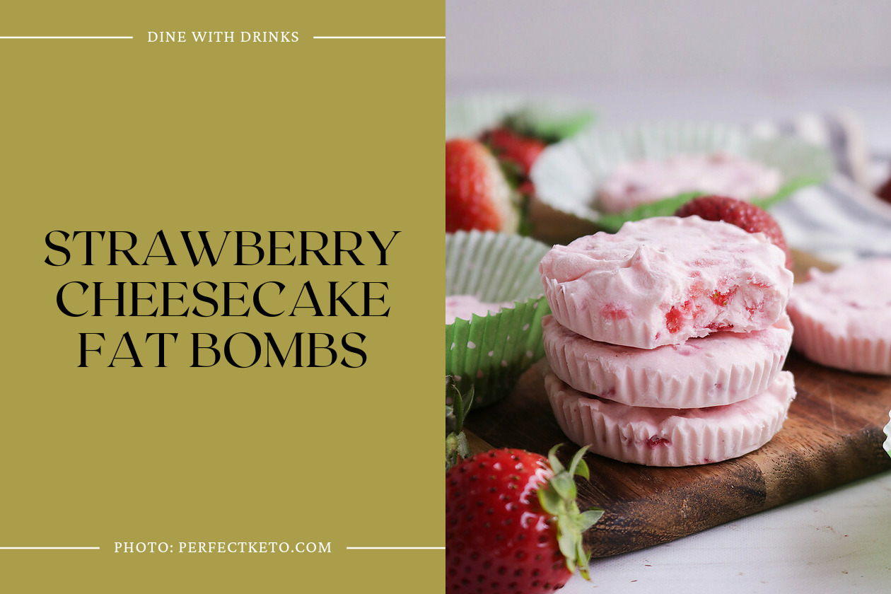 Strawberry Cheesecake Fat Bombs