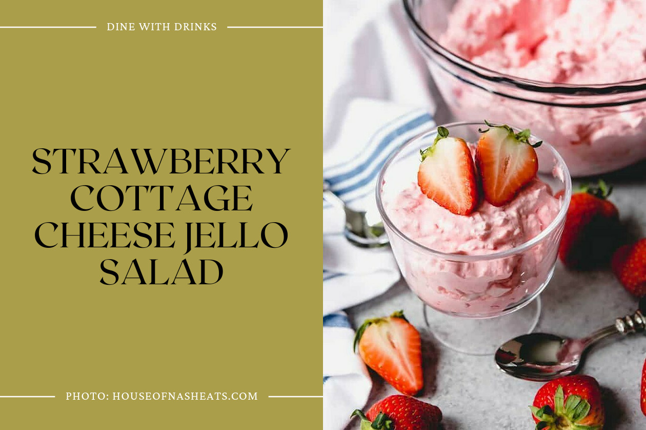 Strawberry Cottage Cheese Jello Salad