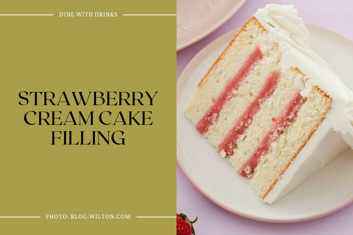 Strawberry Cream Cake Filling