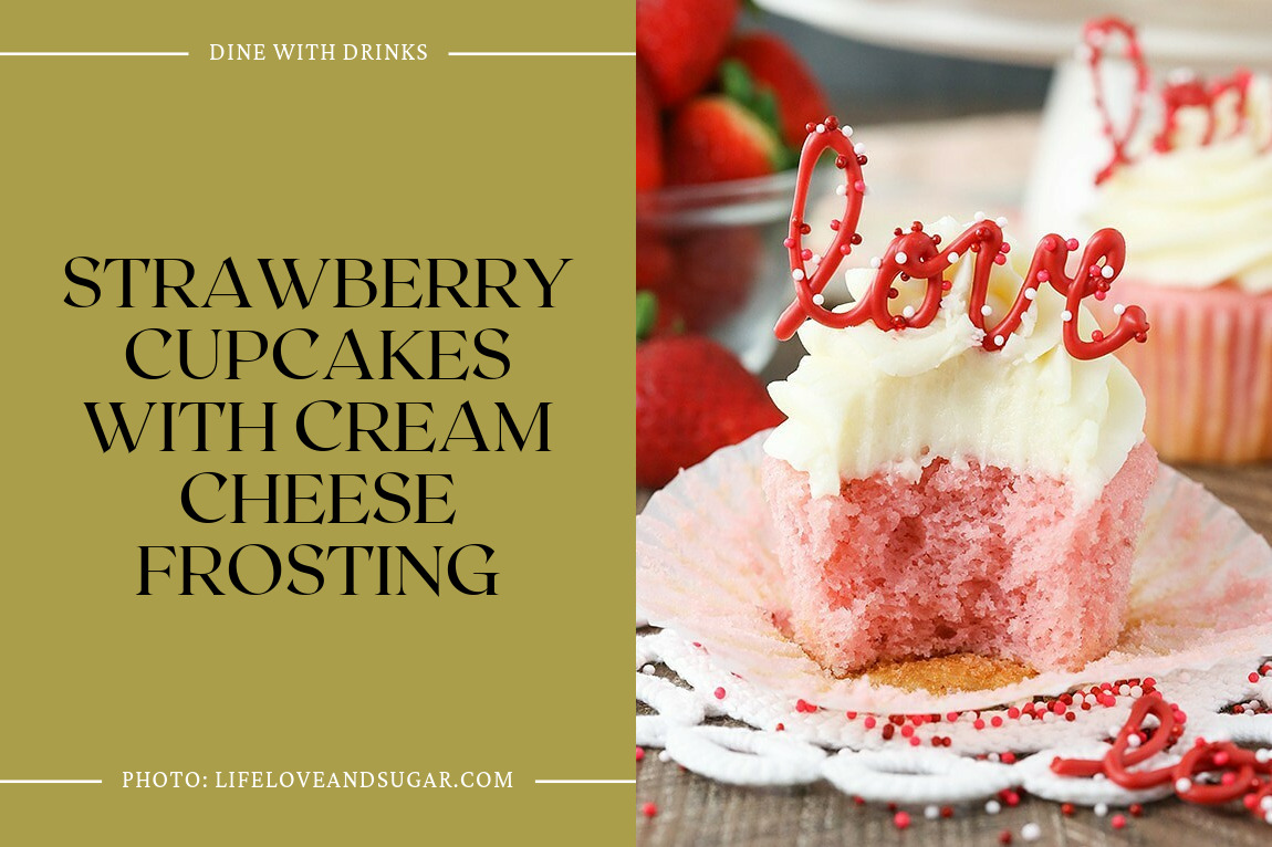 Strawberry Cupcakes With Cream Cheese Frosting
