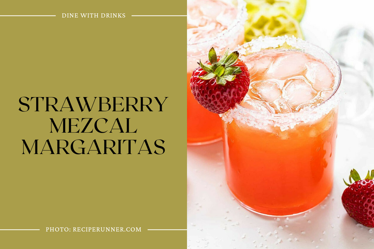 Strawberry Mezcal Margaritas