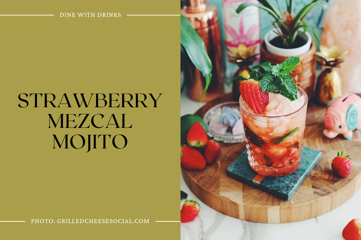 Strawberry Mezcal Mojito