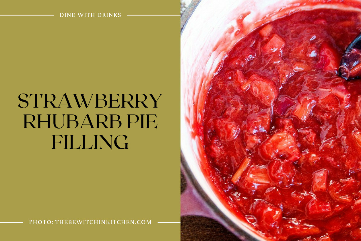 Strawberry Rhubarb Pie Filling