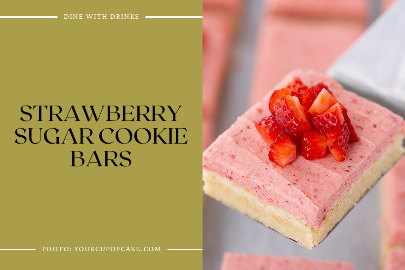 Strawberry Sugar Cookie Bars
