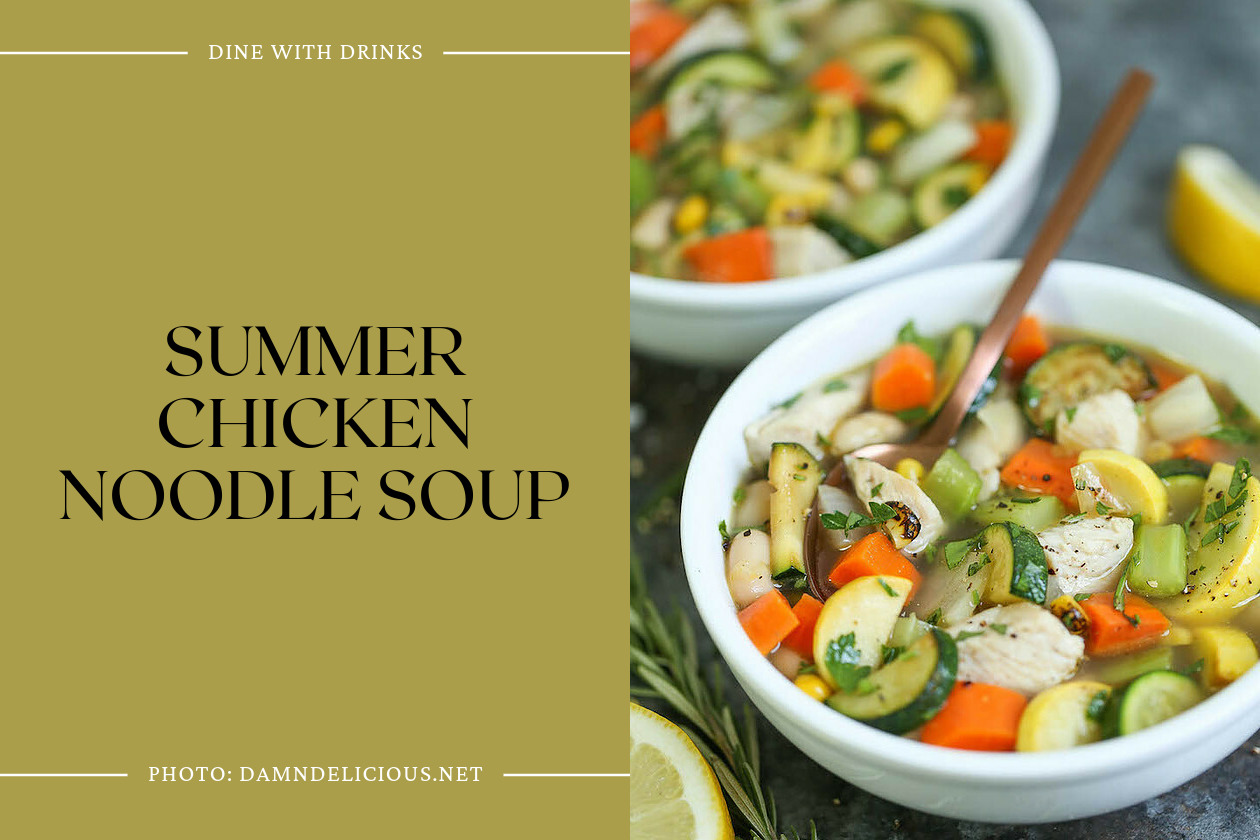 Summer Chicken Noodle Soup