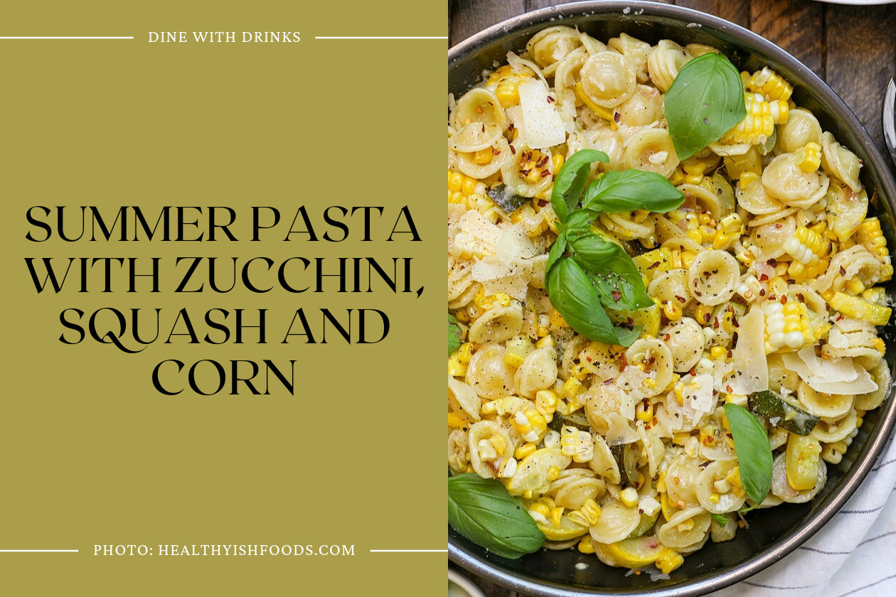 Summer Pasta With Zucchini, Squash And Corn