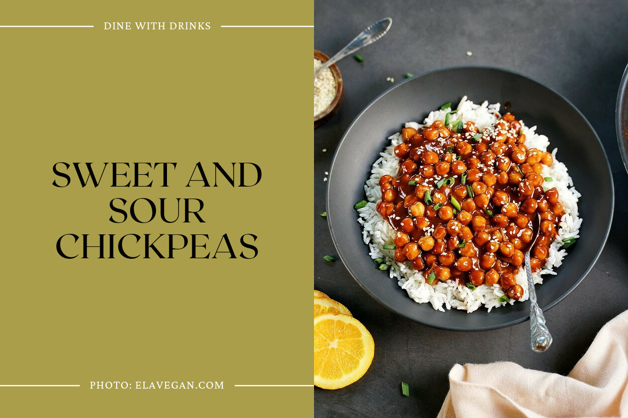Sweet And Sour Chickpeas