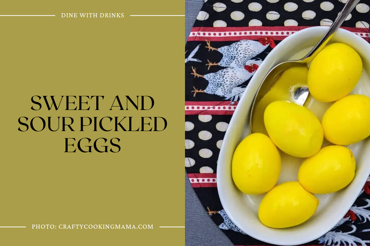 Sweet And Sour Pickled Eggs