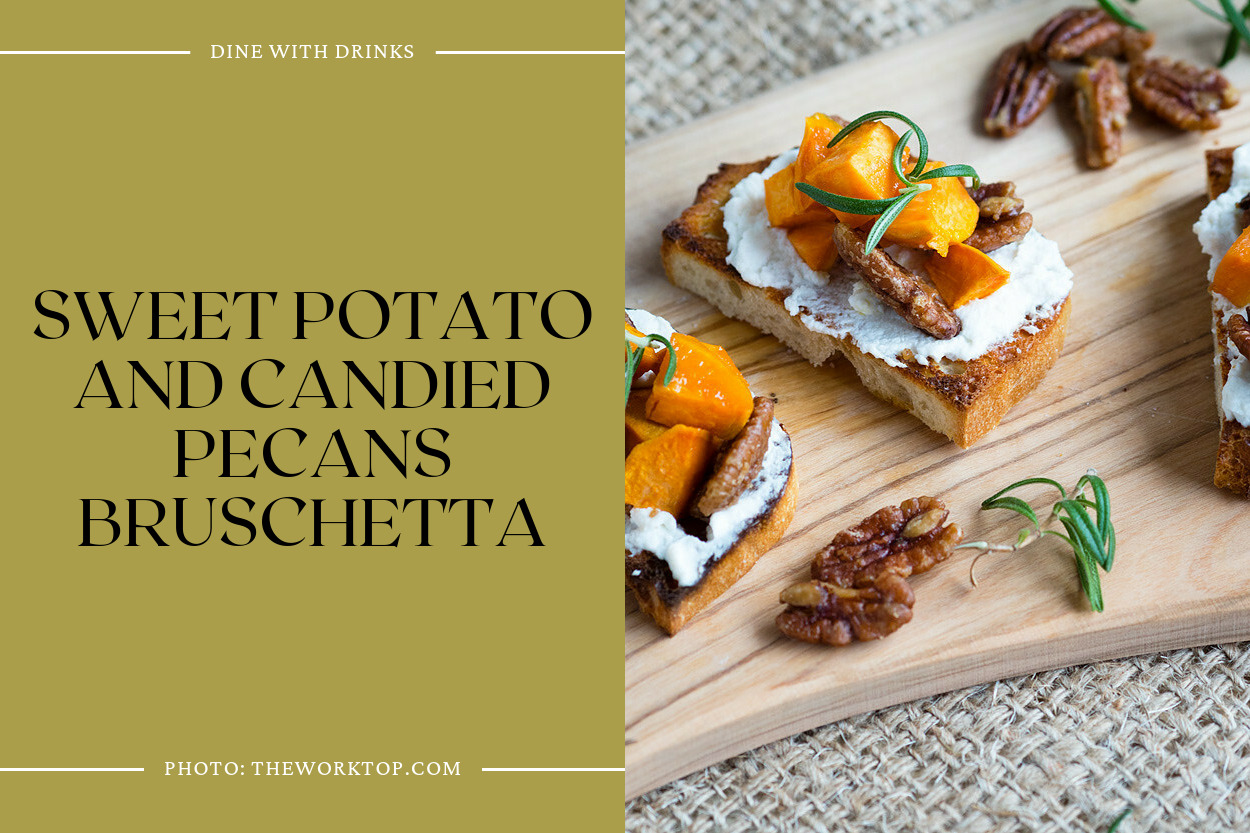 Sweet Potato And Candied Pecans Bruschetta
