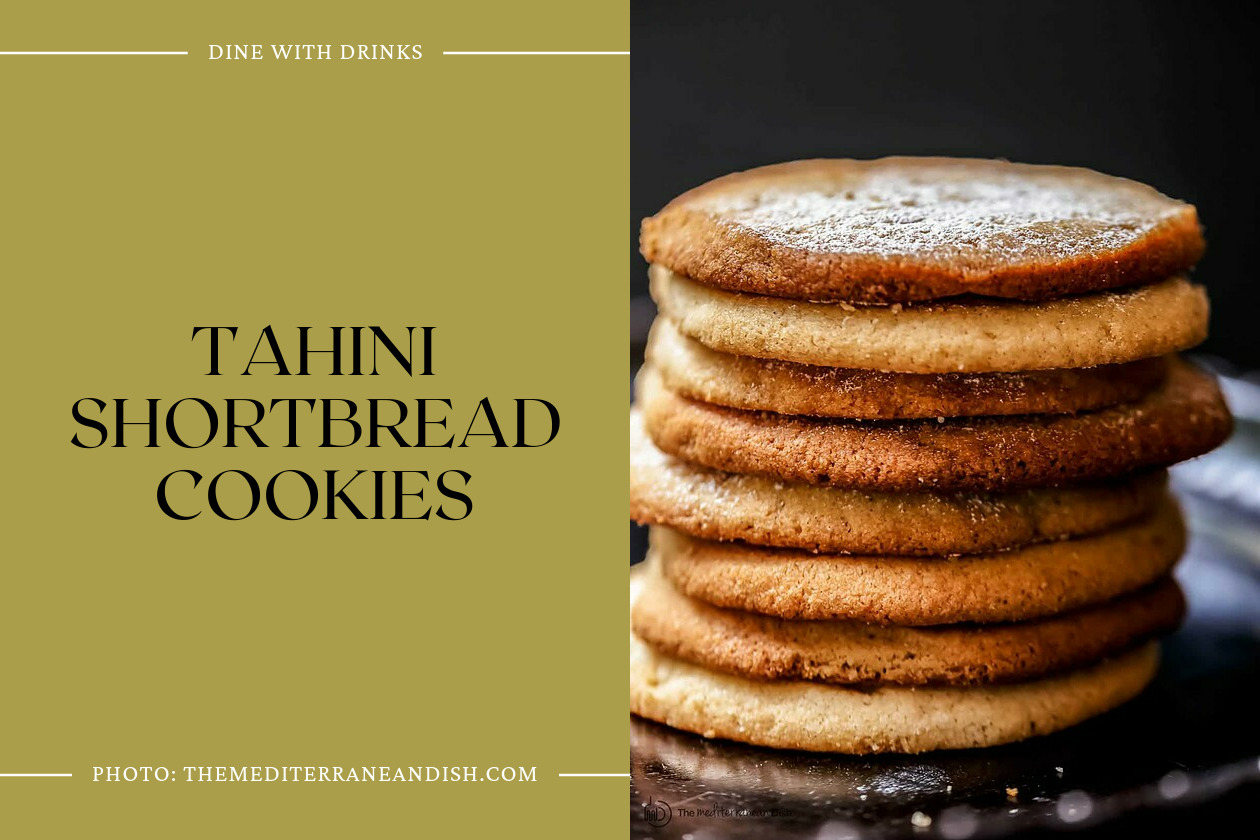 Tahini Shortbread Cookies