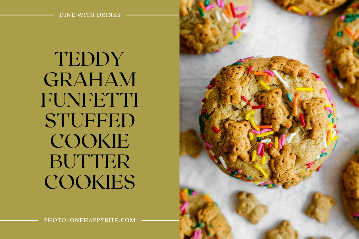 Teddy Graham Funfetti Stuffed Cookie Butter Cookies