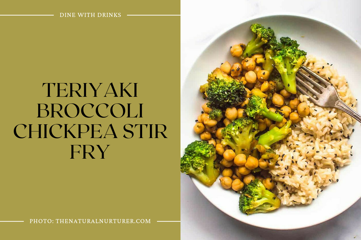 Teriyaki Broccoli Chickpea Stir Fry