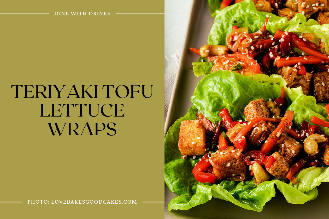 Teriyaki Tofu Lettuce Wraps