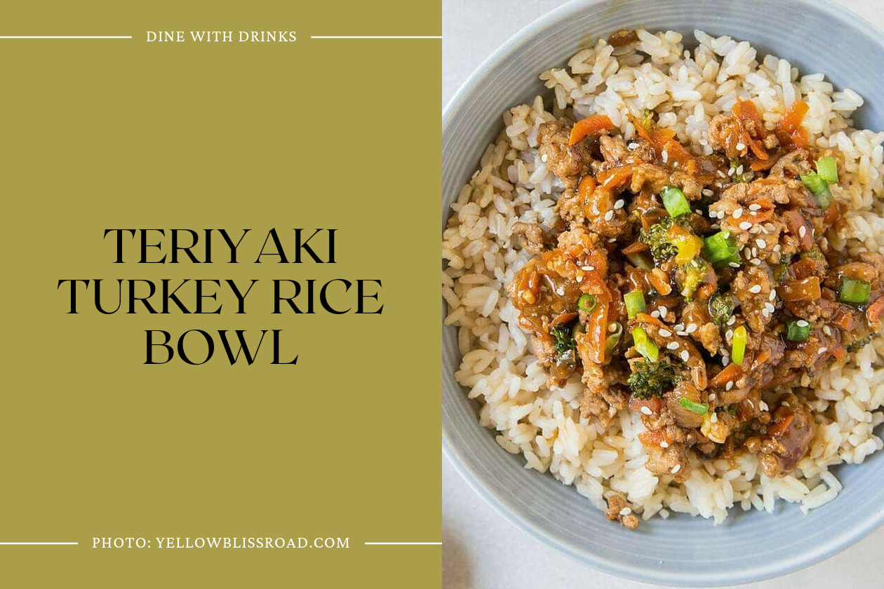 Teriyaki Turkey Rice Bowl