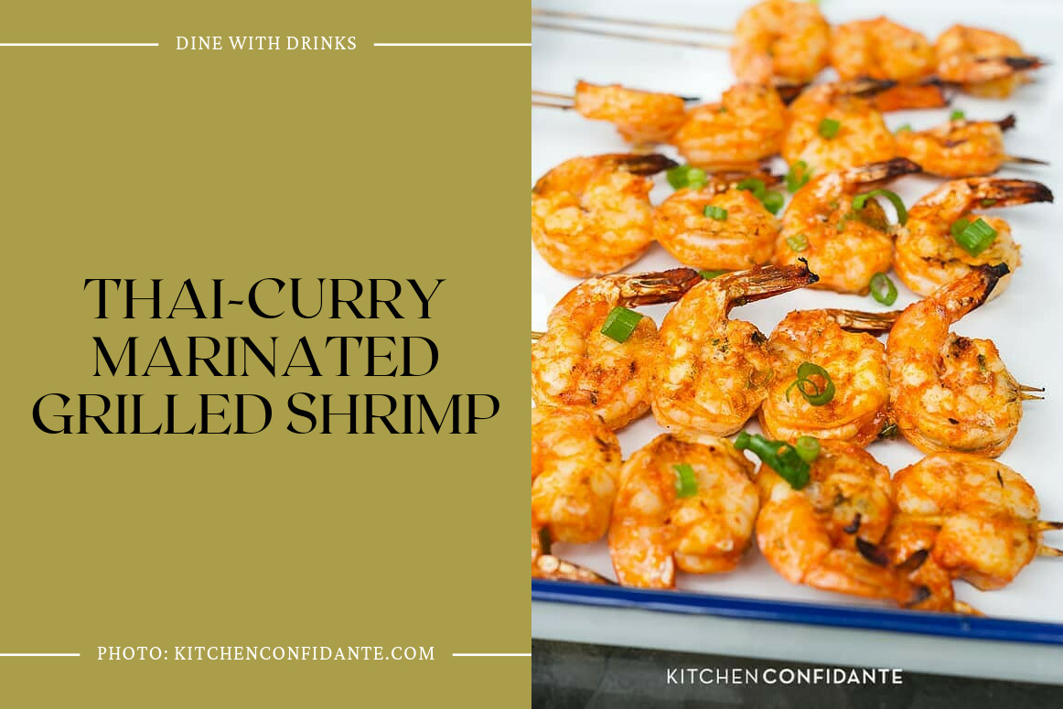 Thai-Curry Marinated Grilled Shrimp