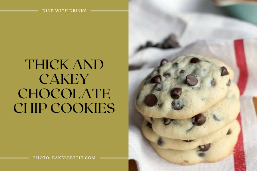 Thick And Cakey Chocolate Chip Cookies