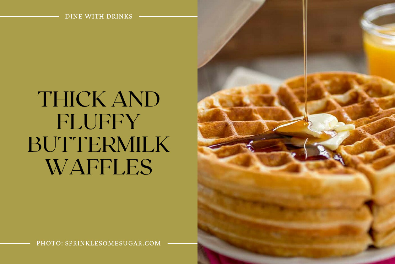 Thick And Fluffy Buttermilk Waffles