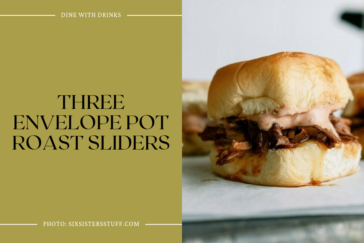Three Envelope Pot Roast Sliders