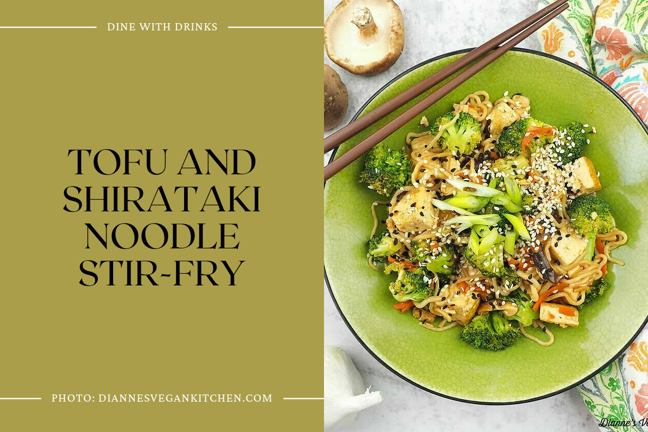 Tofu And Shirataki Noodle Stir-Fry