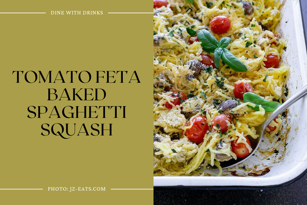 Tomato Feta Baked Spaghetti Squash