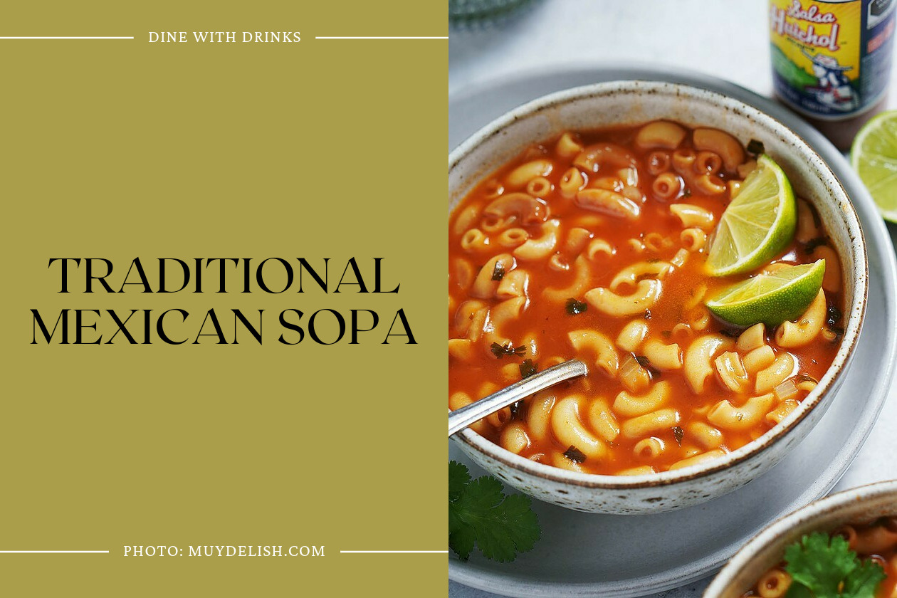 Traditional Mexican Sopa