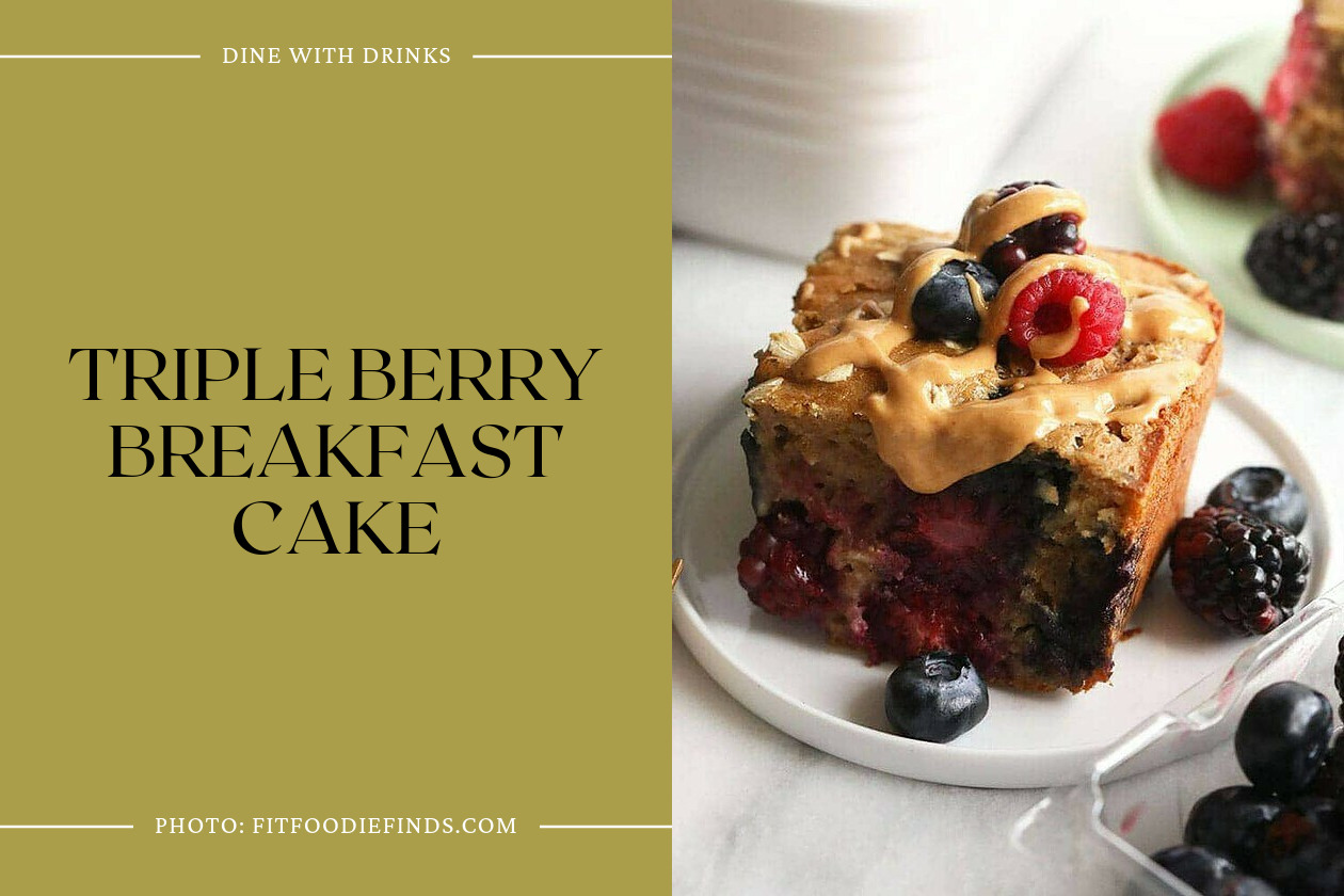 Triple Berry Breakfast Cake