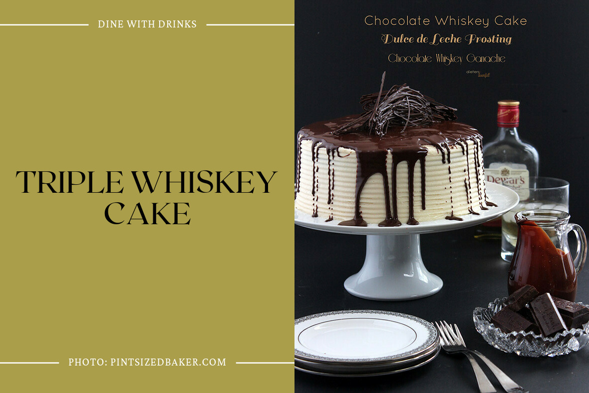 Triple Whiskey Cake