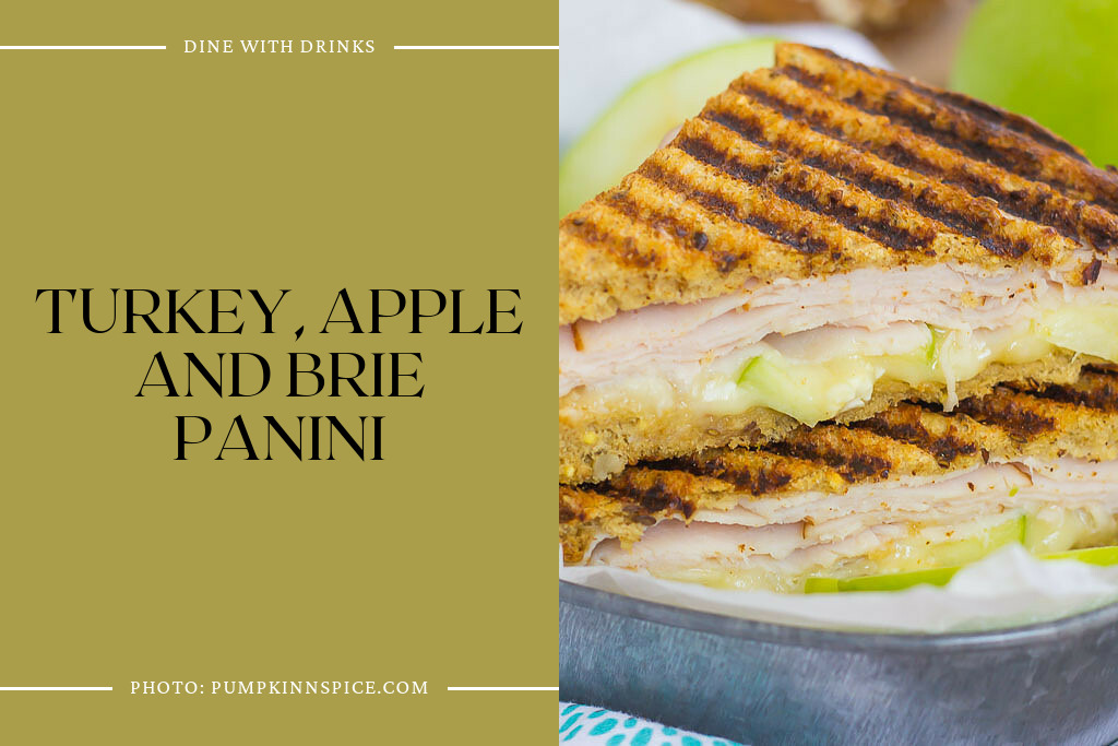 Turkey, Apple And Brie Panini