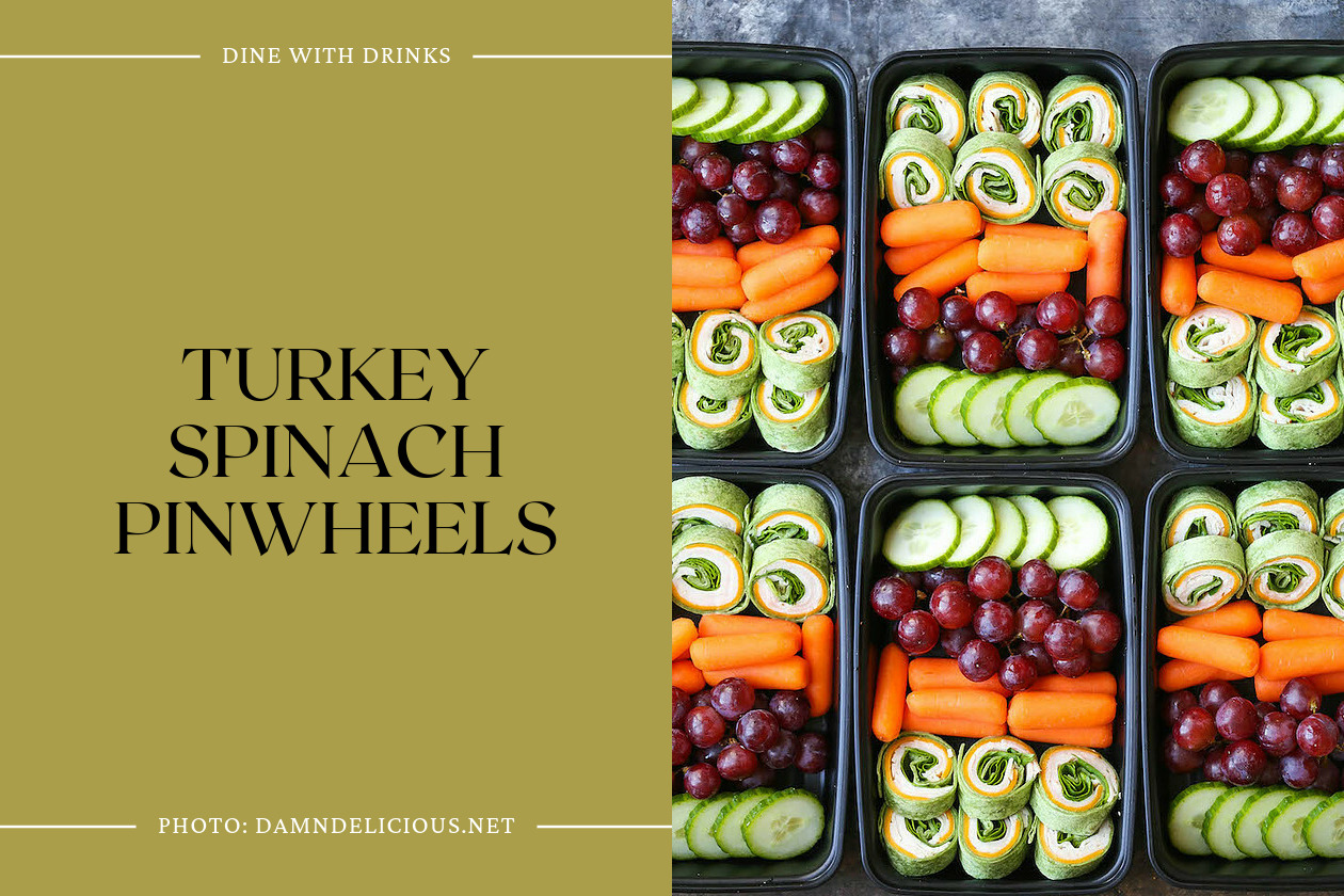 Turkey Spinach Pinwheels