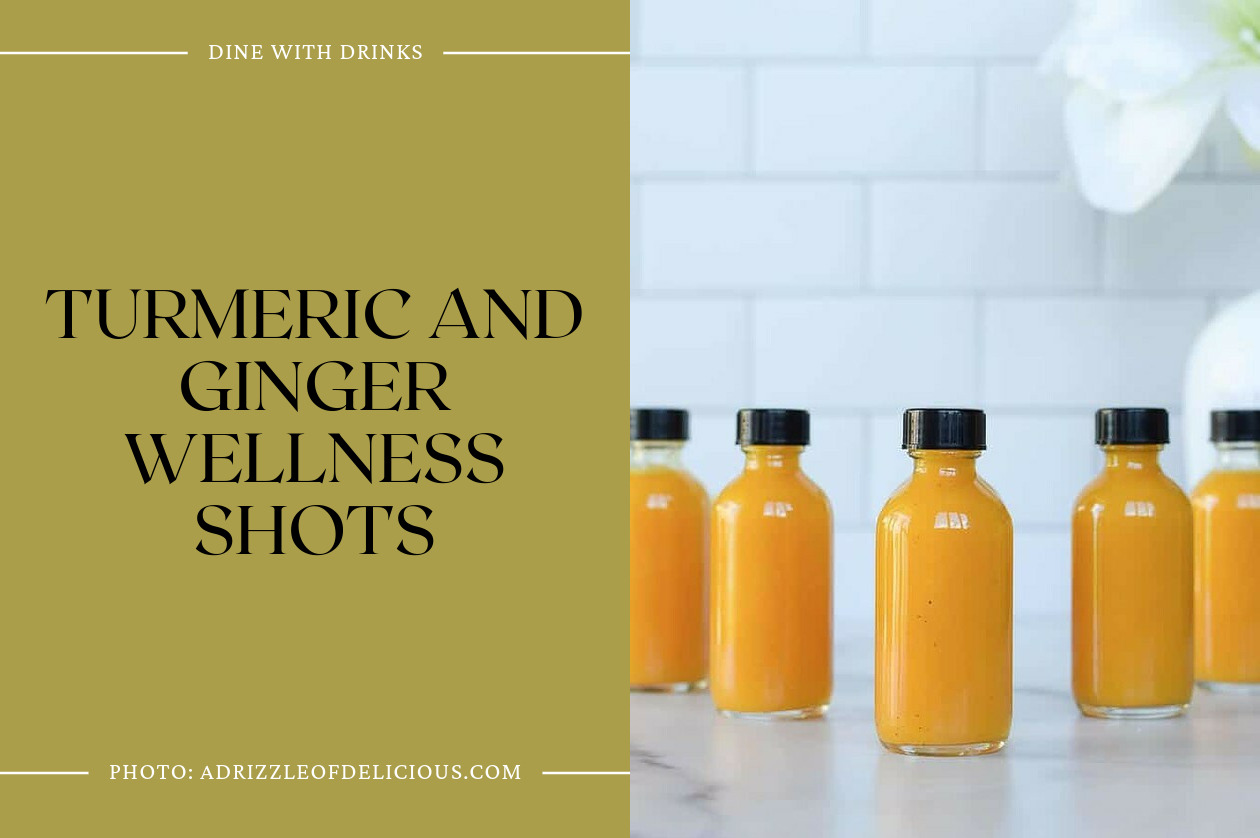 Turmeric And Ginger Wellness Shots