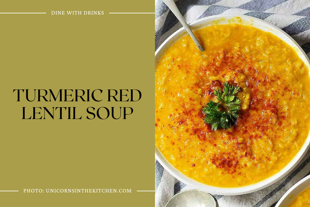 Turmeric Red Lentil Soup