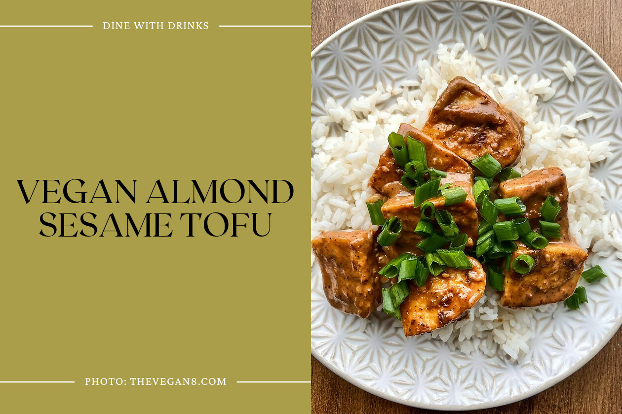 Vegan Almond Sesame Tofu