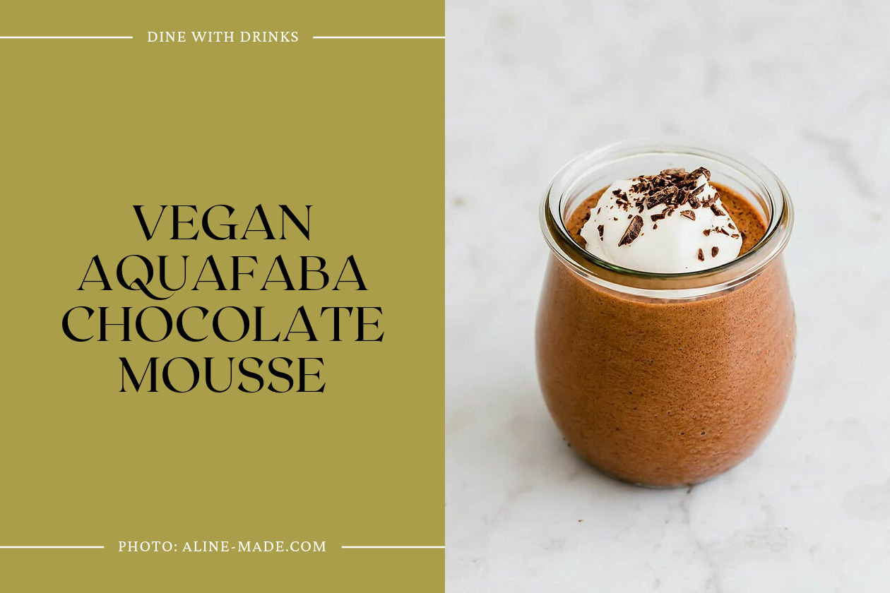 Vegan Aquafaba Chocolate Mousse