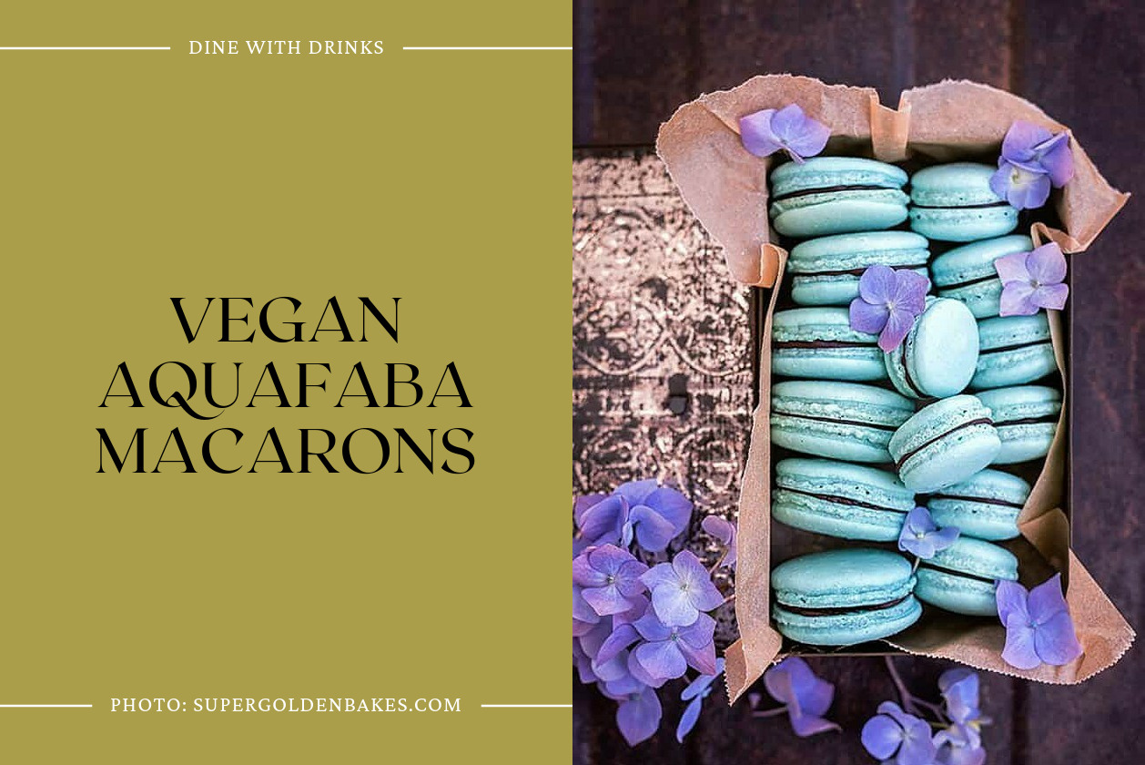 Vegan Aquafaba Macarons