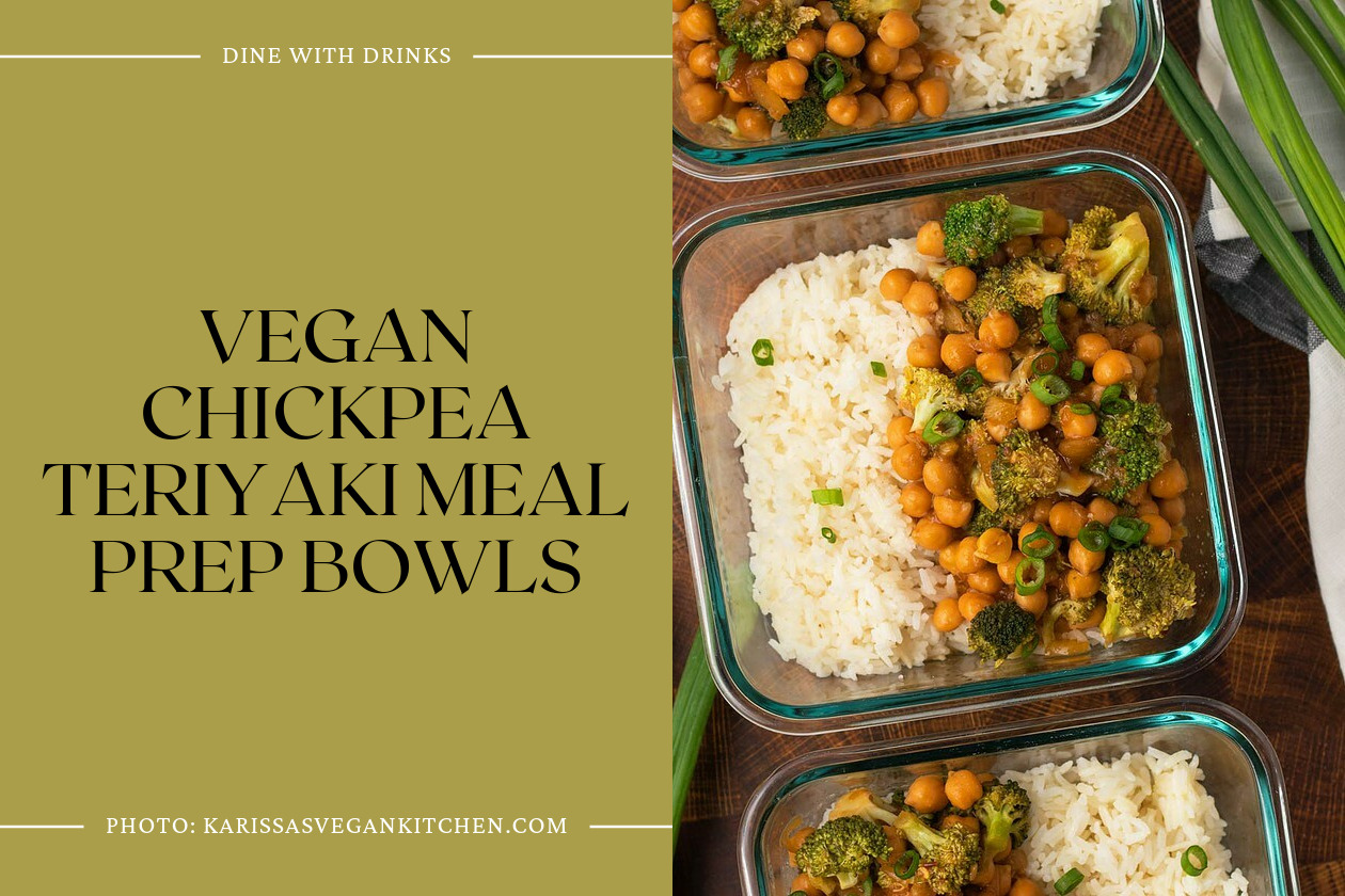Vegan Chickpea Teriyaki Meal Prep Bowls