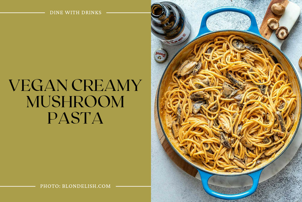 Vegan Creamy Mushroom Pasta