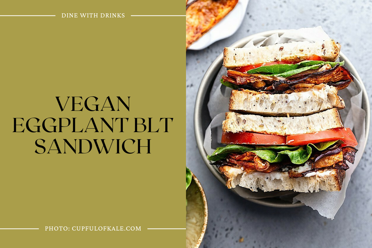 Vegan Eggplant Blt Sandwich